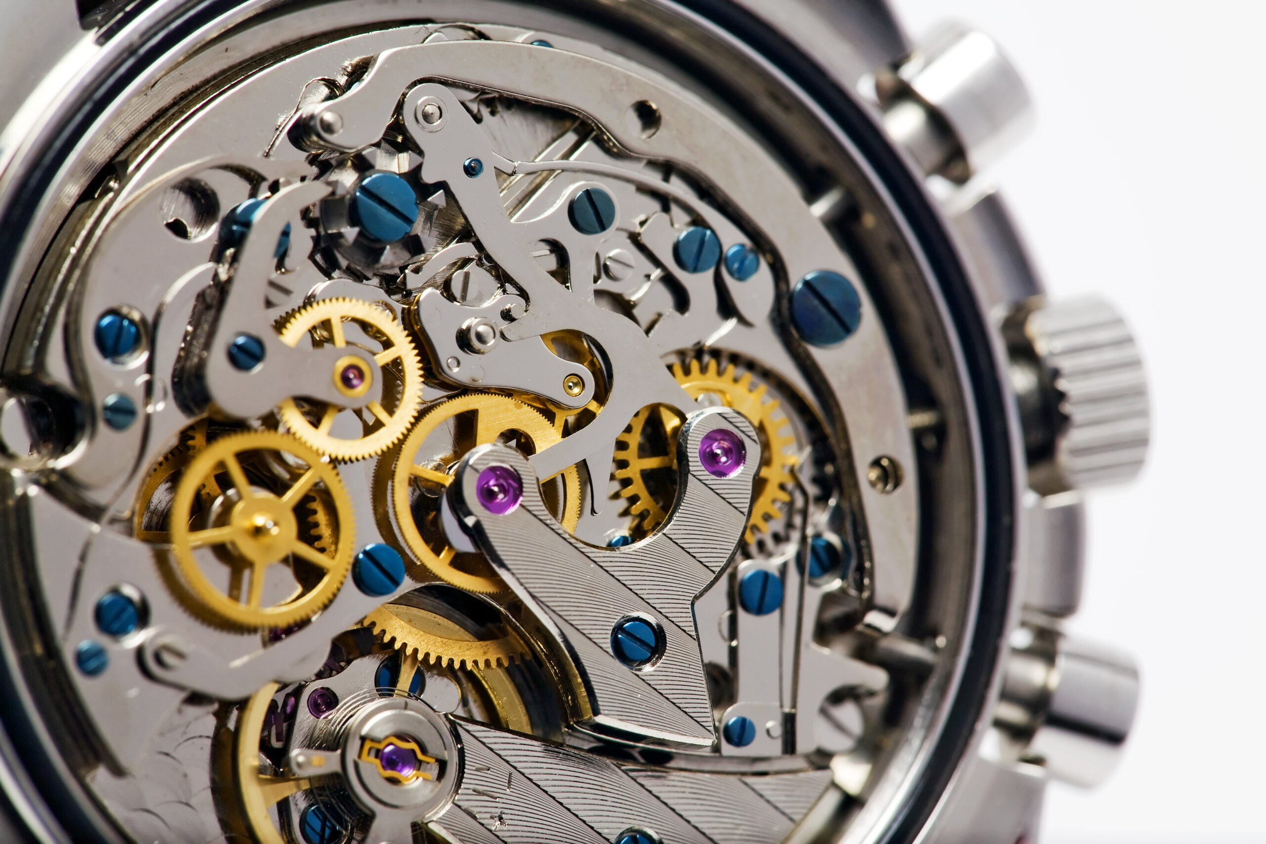 The Complex movement of a luxury watch for specialized translation and localization services